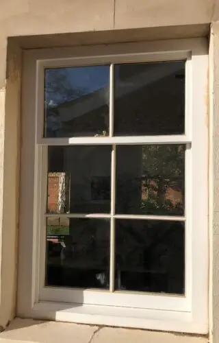 Made to suit the opening. Traditional design matching the existing windows on this Georgian property.  image