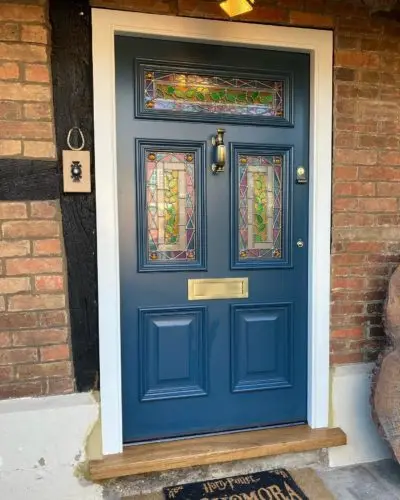 Bespoke Door
Applied Lead Units
Finished in Colour Match F&B Hague Blue image