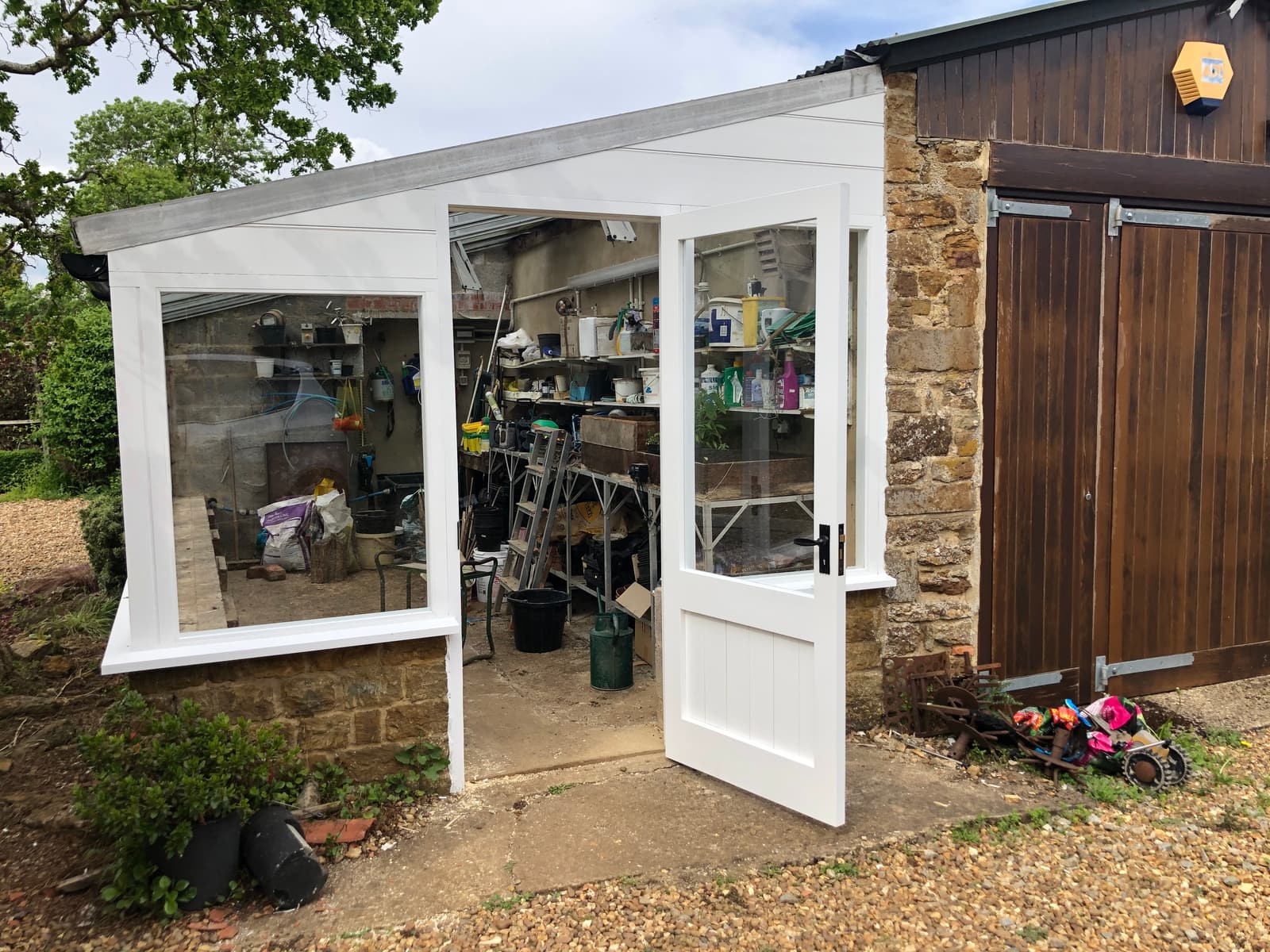 Timber framed Greenhouse
Manufactured from Accoya
Finished in White Top Coat image